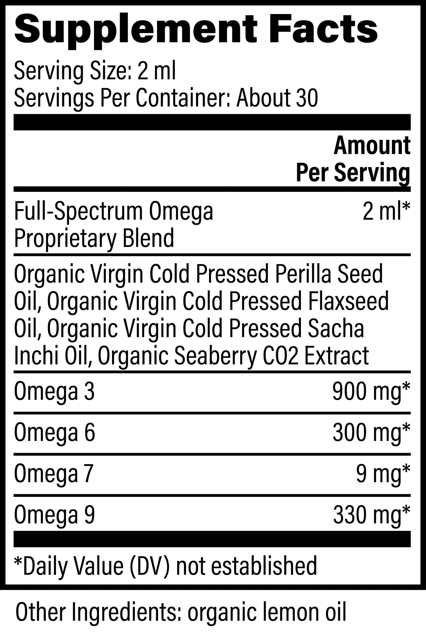 Omega 3•6•7•9: Quadruple Strength Vegan Formula For Overall Well-Being