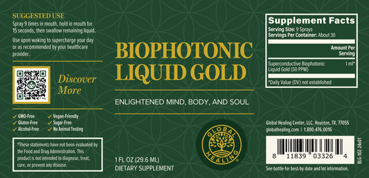 Biophotonic Liquid Gold: Enlightened Mind, Body, and Soul
