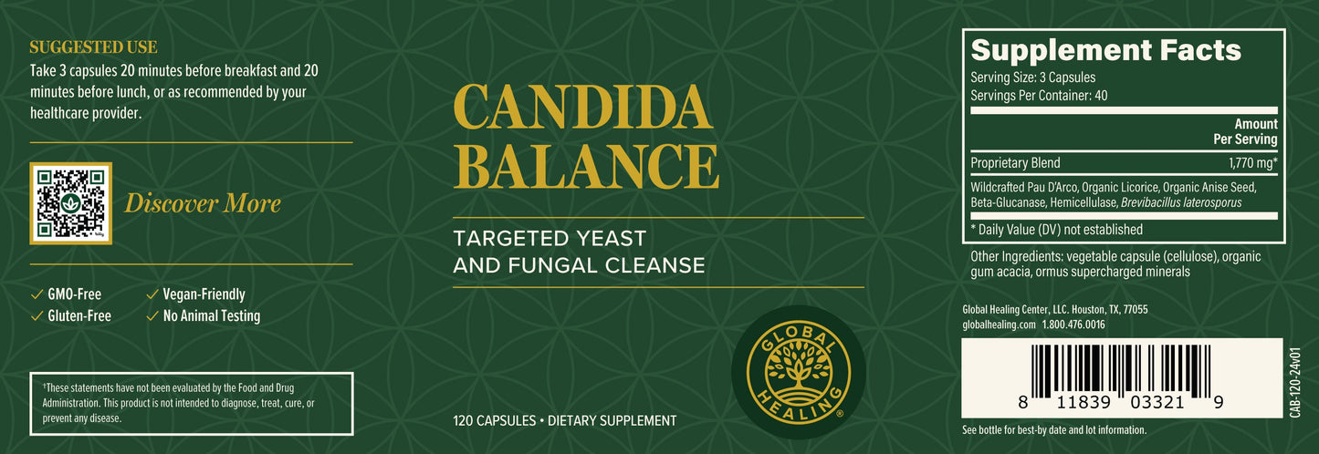 Candida Support Bundle: Powerful Bundle Includes Oxy-Powder®, Ultimate Enzymes, Latero-Flora™, & Candida BalancI