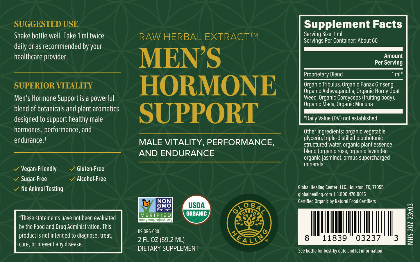 Men's Hormone Support: Superior Vitality & Performance