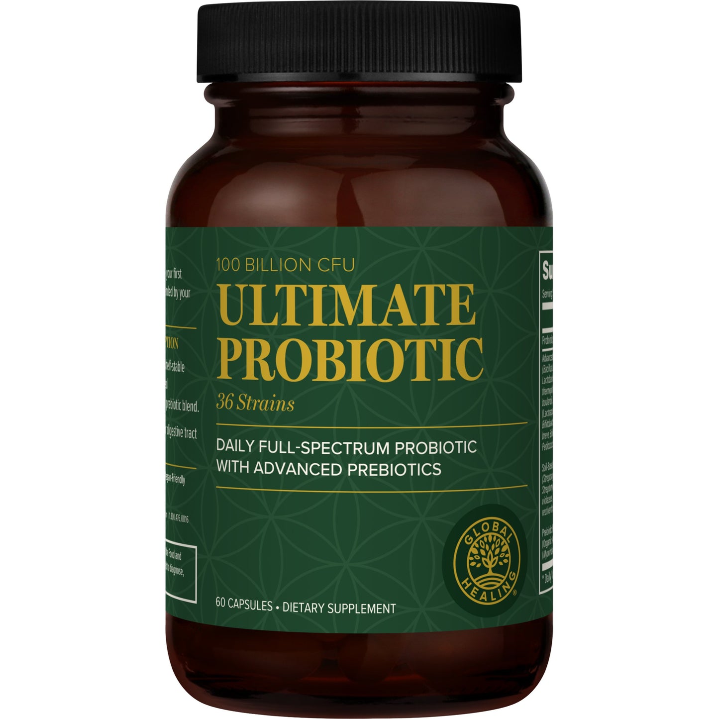 Ultimate Probiotic: 24 Probiotic Strains, 12 Soil-Based Microorganism Strains, & Advanced Probiotic Blend Delivering 100 Billion CFUs/Serving