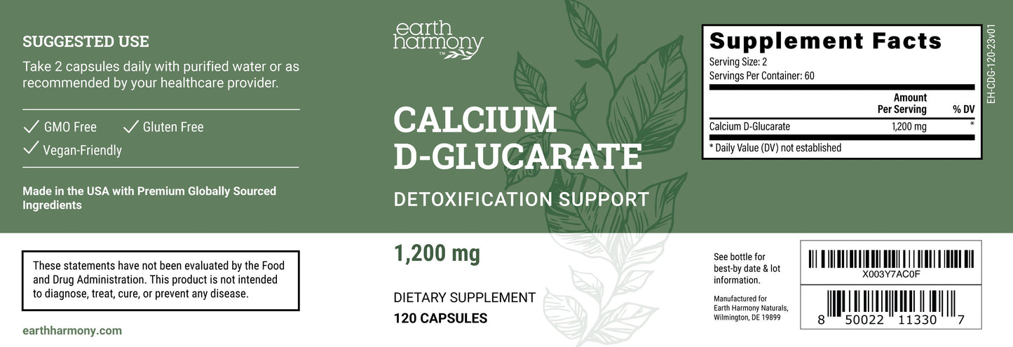 Calcium D-Glucarate: Optimal Detoxification & Hormone Balance