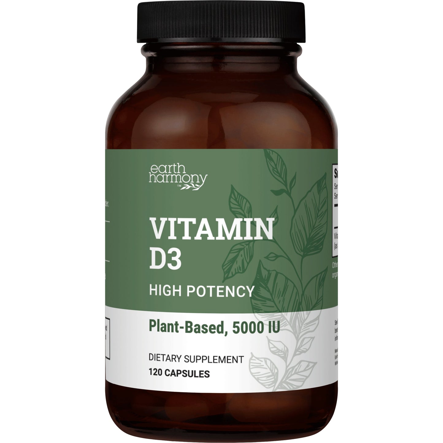 Vitamin D3 5000 IU Capsules: Strong Bones, Brain, & Immune System Support