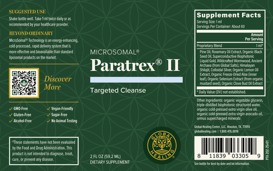 Paratrex® I: First Formula To Evict Unwanted Organisms While Detoxification & Optimal Pathway Drainage