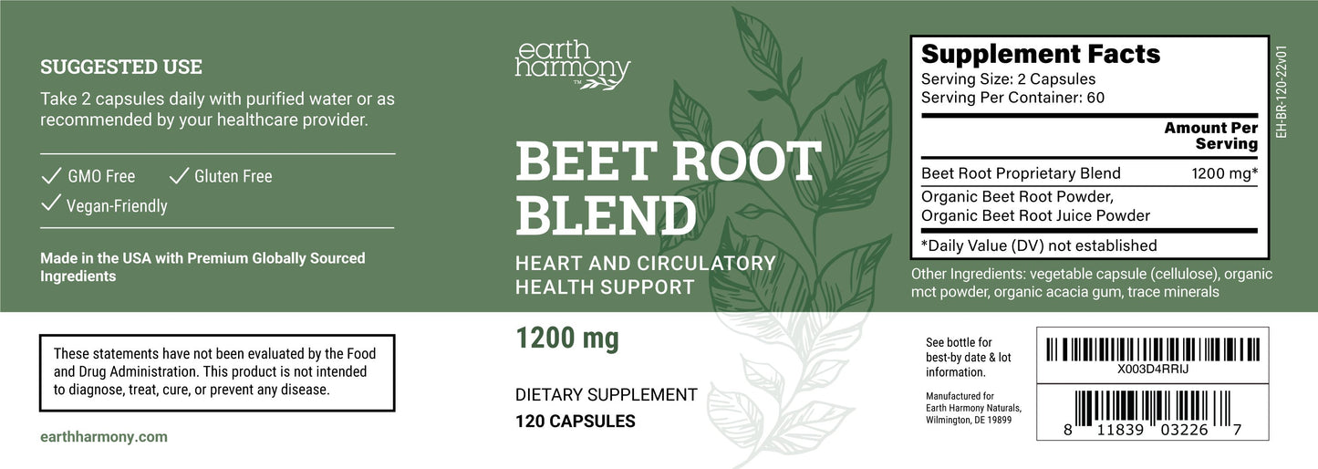 Beet Root Blend: Cardiovascular Wellness, Immune Defense, And Enhanced Performance
