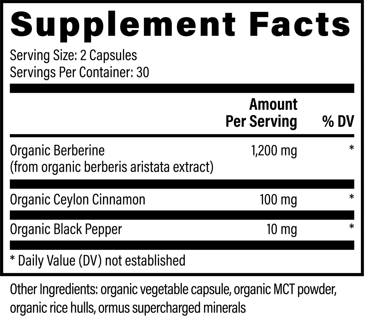 Berberine: Metabolic Health & Balance Blood Glucose