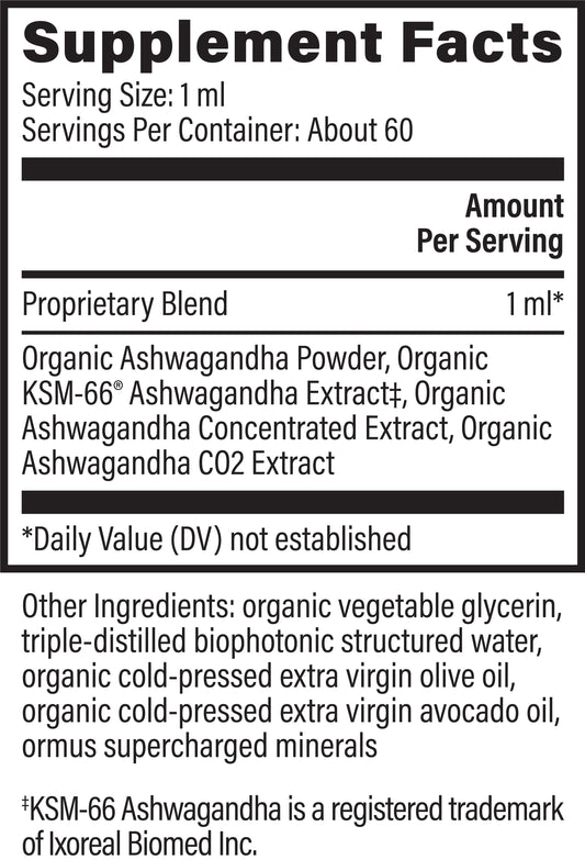 Ashwagandha: Serenity & Focus Adaptogenic Stress Relief Elixir