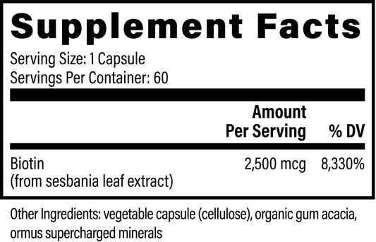 Biotin: Healthy Hair, Skin, & Nails