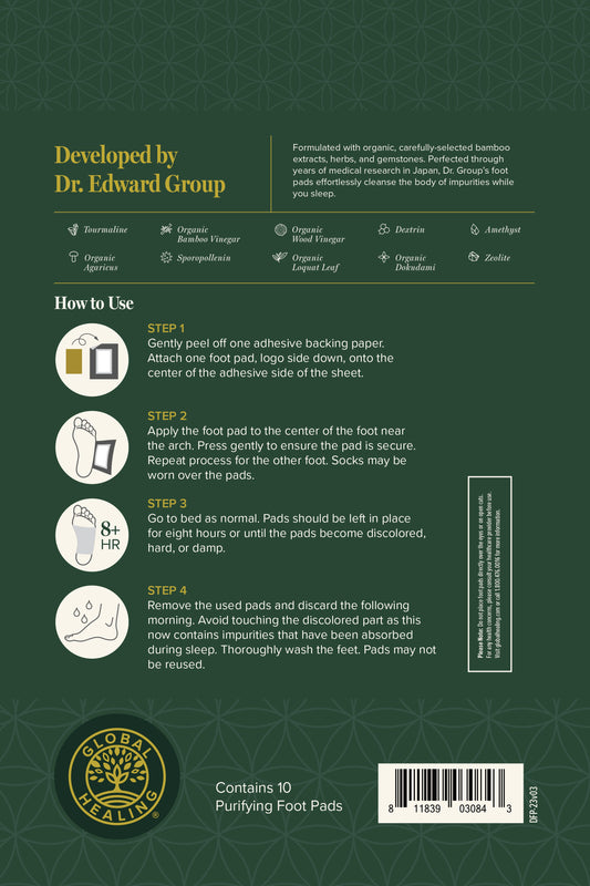 Foot Pads: Dr. Group's Traditional & Holistic Detox Pads