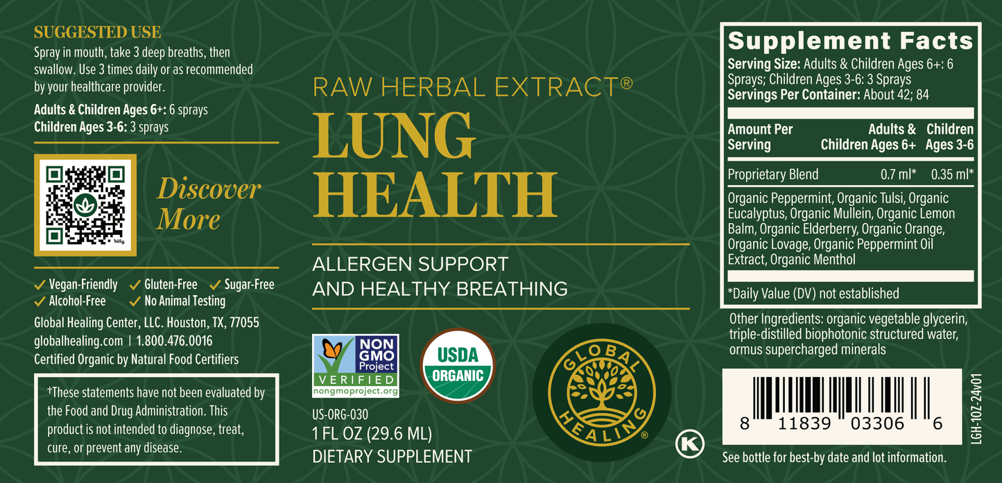 Lung Health : Allergen Support Spray