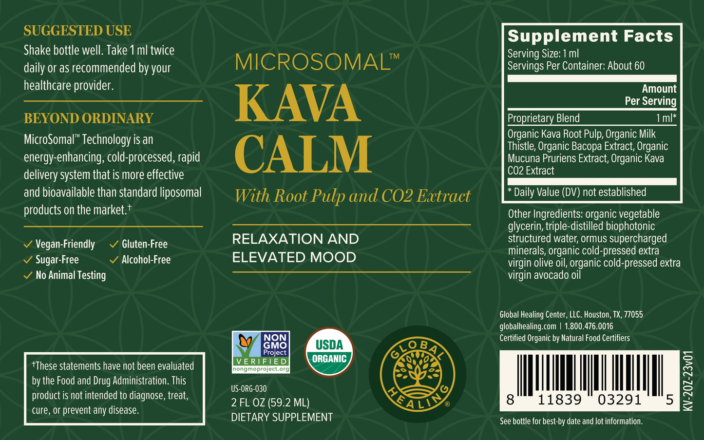 Kava Calm: Enhances Bioavailability To Absorb Effectively, Promoting Relaxation & Overall Well-Being