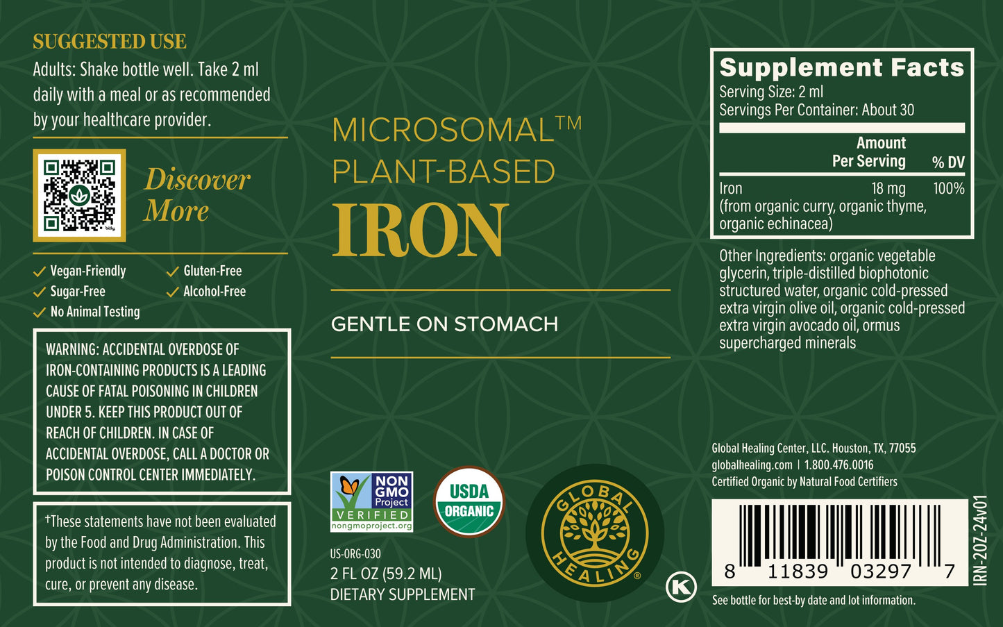 Iron: Support Energy Levels & Cognitive Health