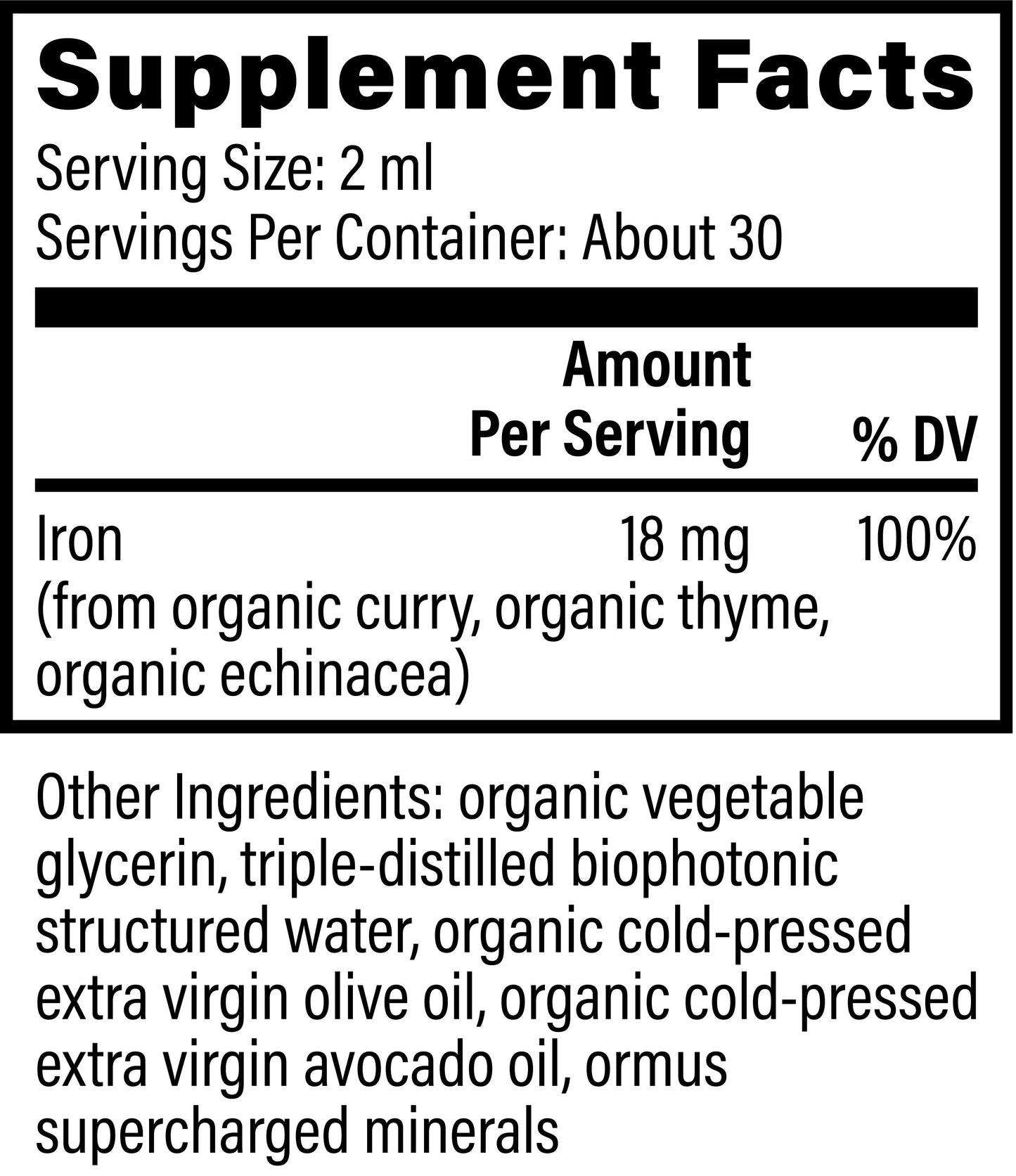 Iron: Support Energy Levels & Cognitive Health