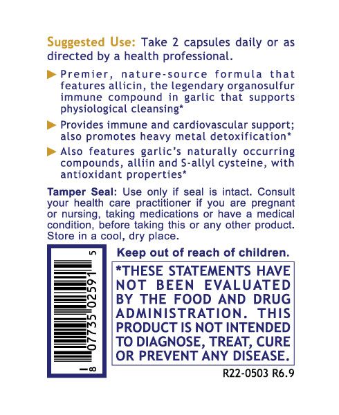 Allicidin™ – Advanced Garlic Extract for Immune, Cardiovascular & Microbial Balance Support
