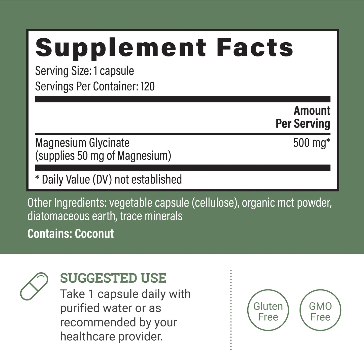 Magnesium Glycinate: High-Absorption Chelated Formula Crafted For Optimal Effectiveness While Gentle On The Stomach
