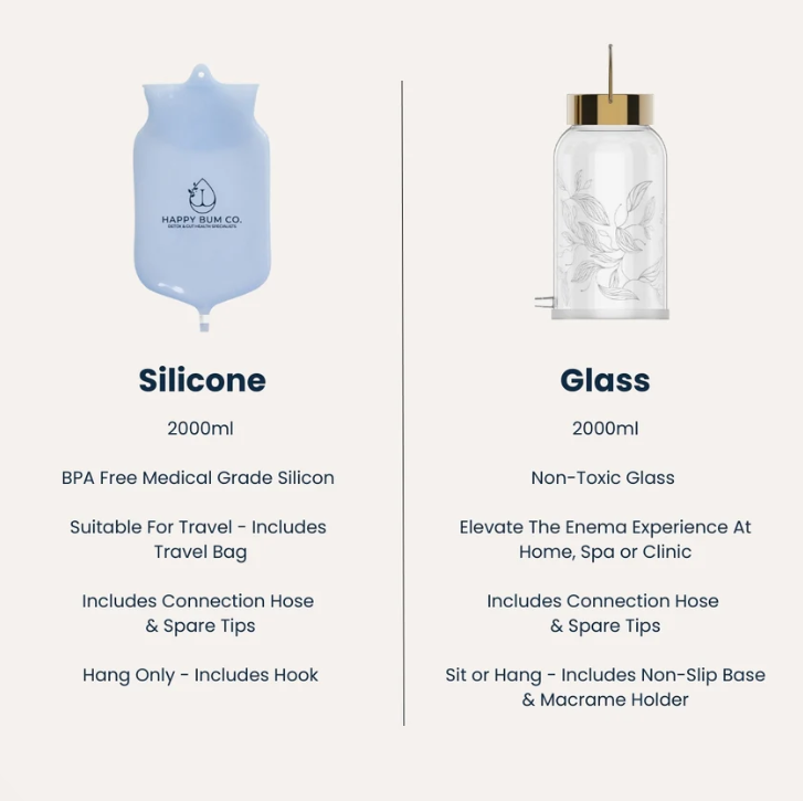 Happy Bum Glass Enema Kit