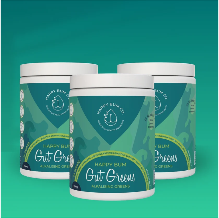 Happy Bum Gut Greens – Alkalise, Nourish & Support Digestion