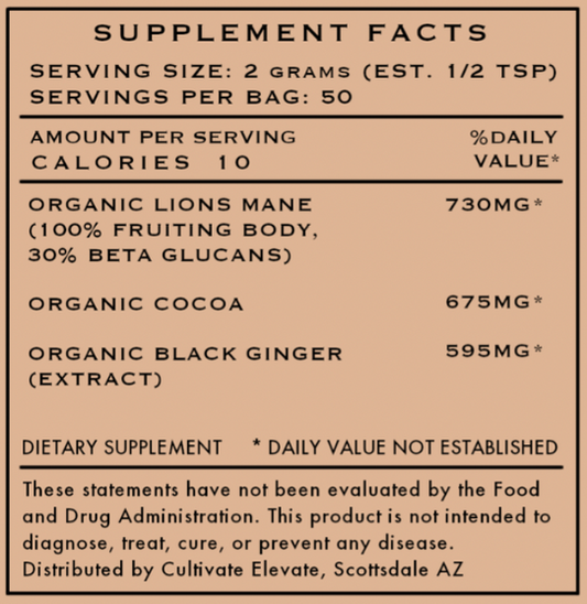 Adaptogen Chai Latte Superfood Blend for Stress Support & Energy