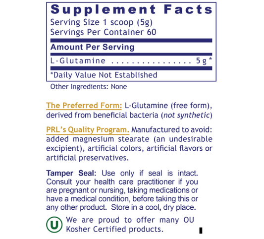 Premier L-Glutamine Powder – Advanced Gut, Digestive & Recovery Support