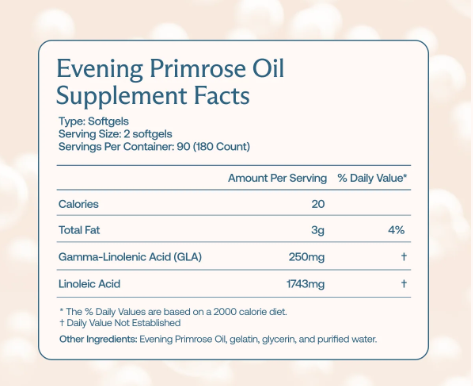 BodyBio Evening Primrose Oil | GLA & Omega-6 Support