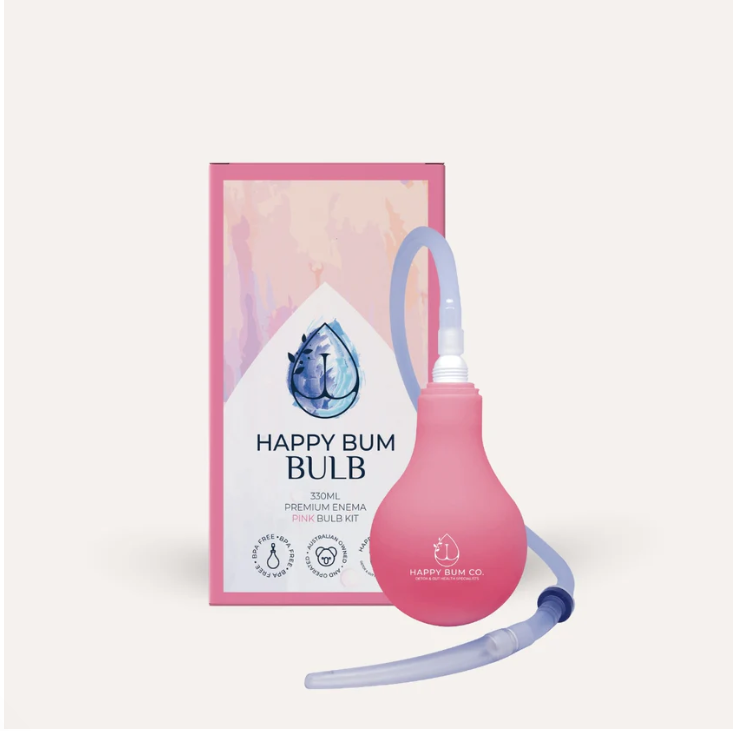 Happy Bum Bulb - Enema Bulb Implant Kit