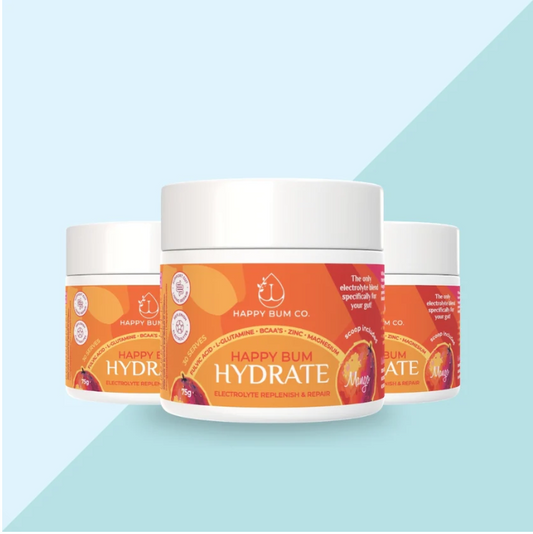 Happy Bum Hydrate – Gut-Loving Electrolyte Replenishment
