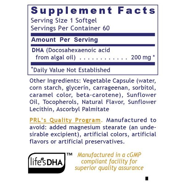Premier Research Labs | DHA Omega-3 – Brain, Eye & Heart Health Support