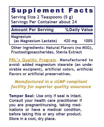 Premier Research Labs | Magnesium Powder – Highly Absorbable Magnesium Lactate for Heart, Bone & Muscle Support