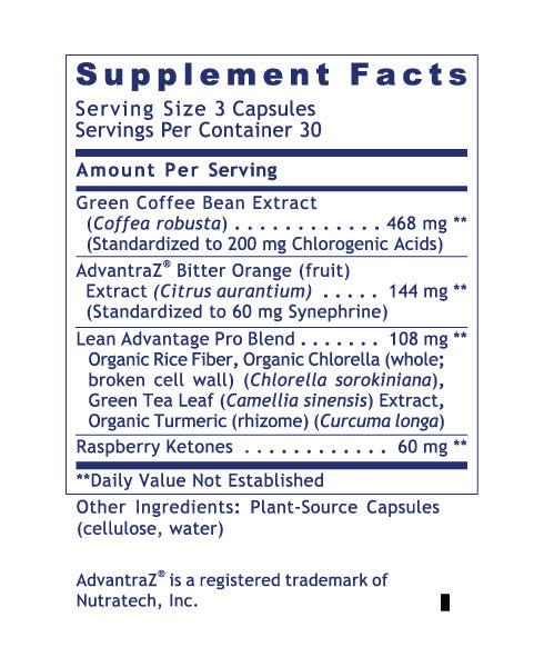Lean Advantage – Metabolism, Weight Management & Healthy Energy Support