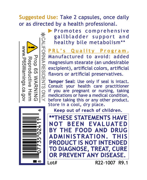 BiliVen™ Gallbladder Support & Detoxification Supplement | Premier Research Labs