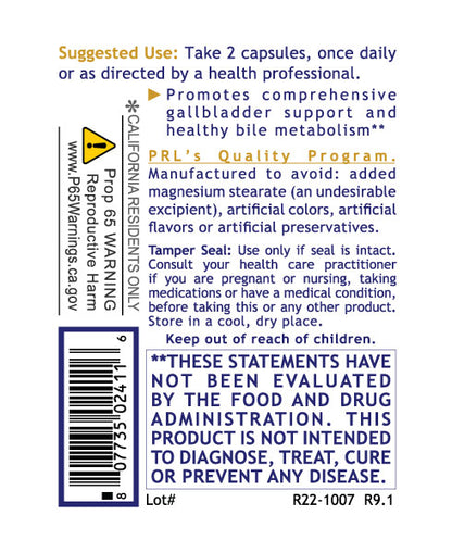 BiliVen™ Gallbladder Support & Detoxification Supplement | Premier Research Labs