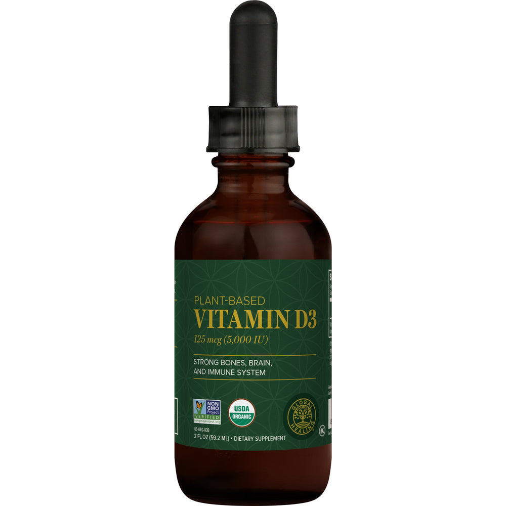 Vitamin D3 5000 IU Liquid: Enhanced Formula Strong Bones, Brain, & Immune System Support