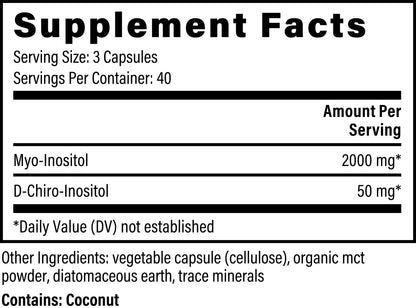 Myo & D-Chiro Inositol – Women’s Hormone Balance & Fertility Support
