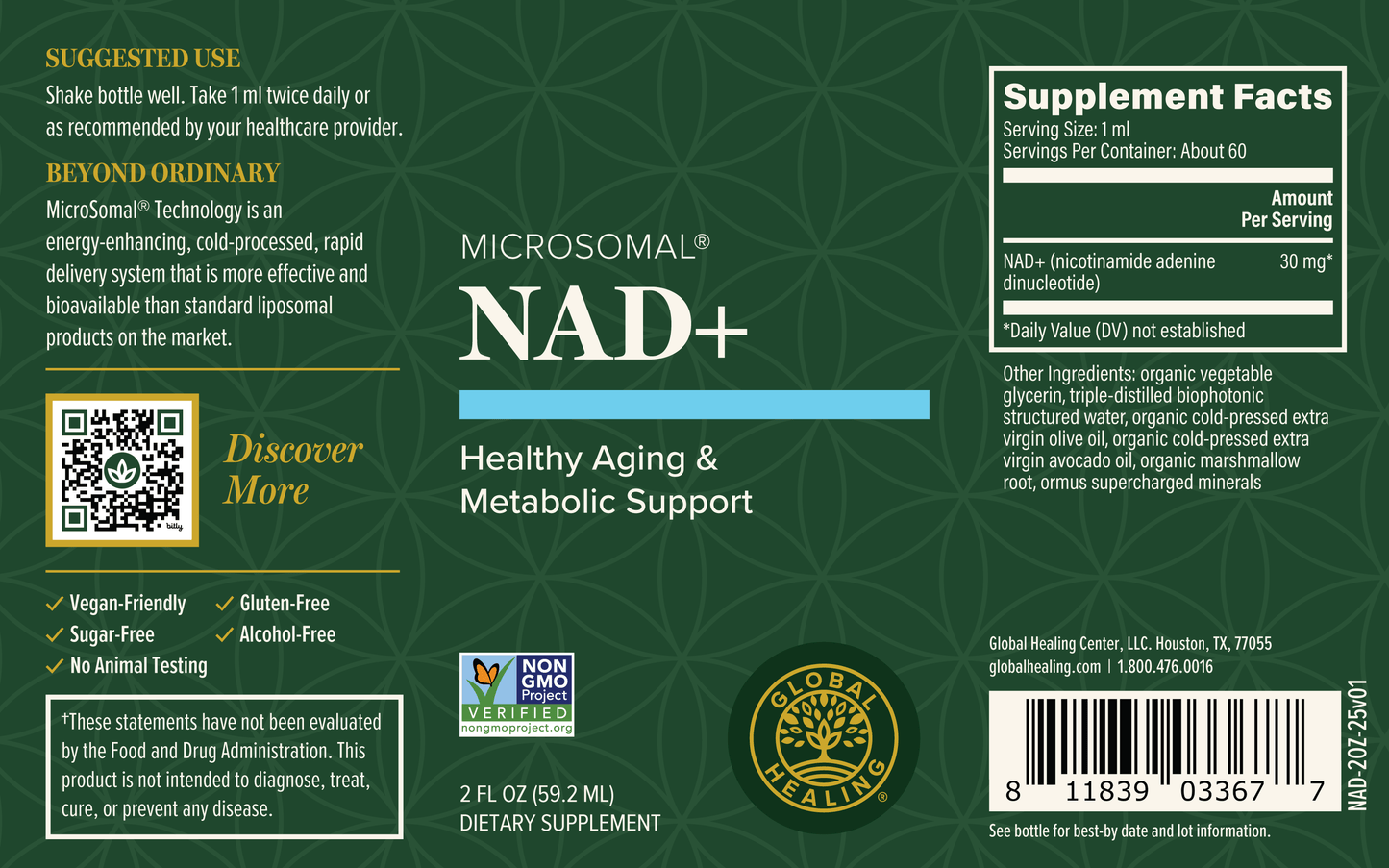 NAD+ Cellular Revive™: The Energy & Longevity Duo