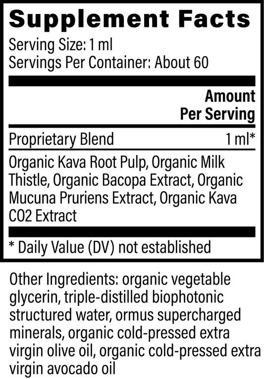 Kava Calm: Enhances Bioavailability To Absorb Effectively, Promoting Relaxation & Overall Well-Being