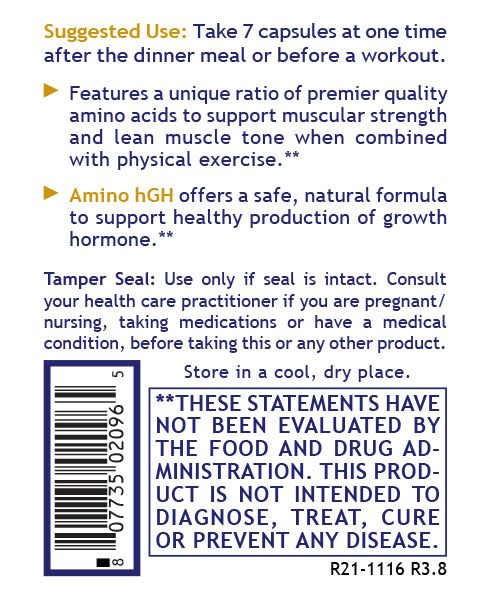 Amino hGH Amino Acid Supplement | Muscle & Strength Support | Premier Research Labs
