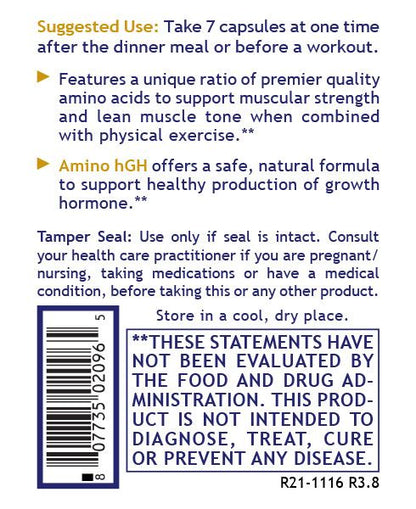 Amino hGH Amino Acid Supplement | Muscle & Strength Support | Premier Research Labs