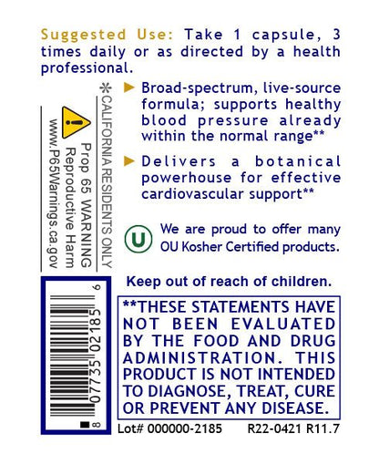 B.P. Complex™ Blood Pressure & Cardiovascular Support | Premier Research Labs