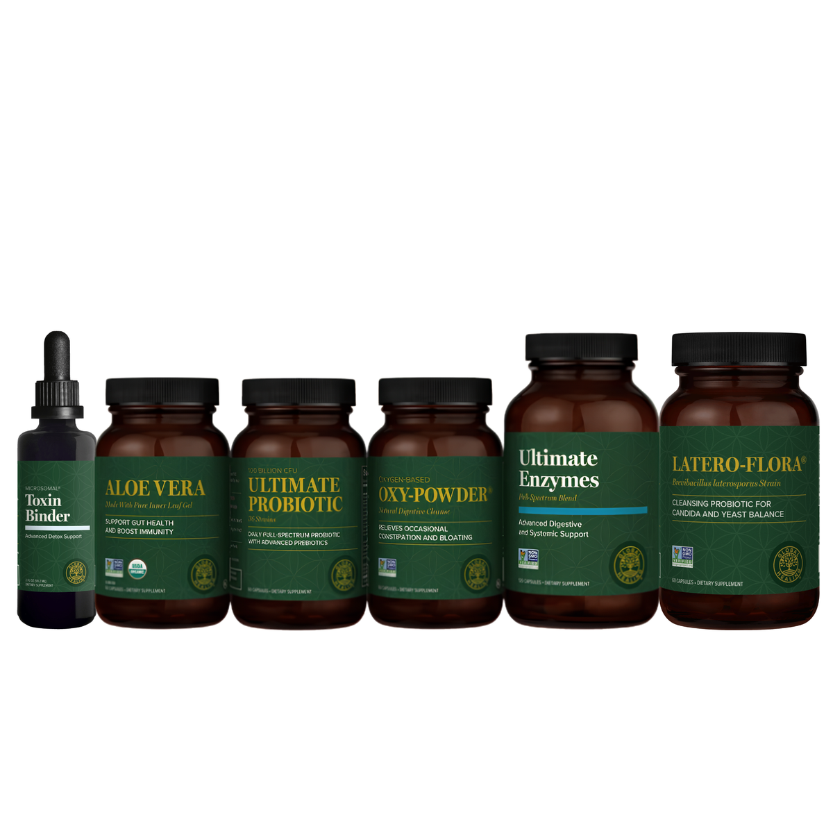 Gut Health & Toxin Binder Support Bundle | Probiotics, Digestive & Detox Support