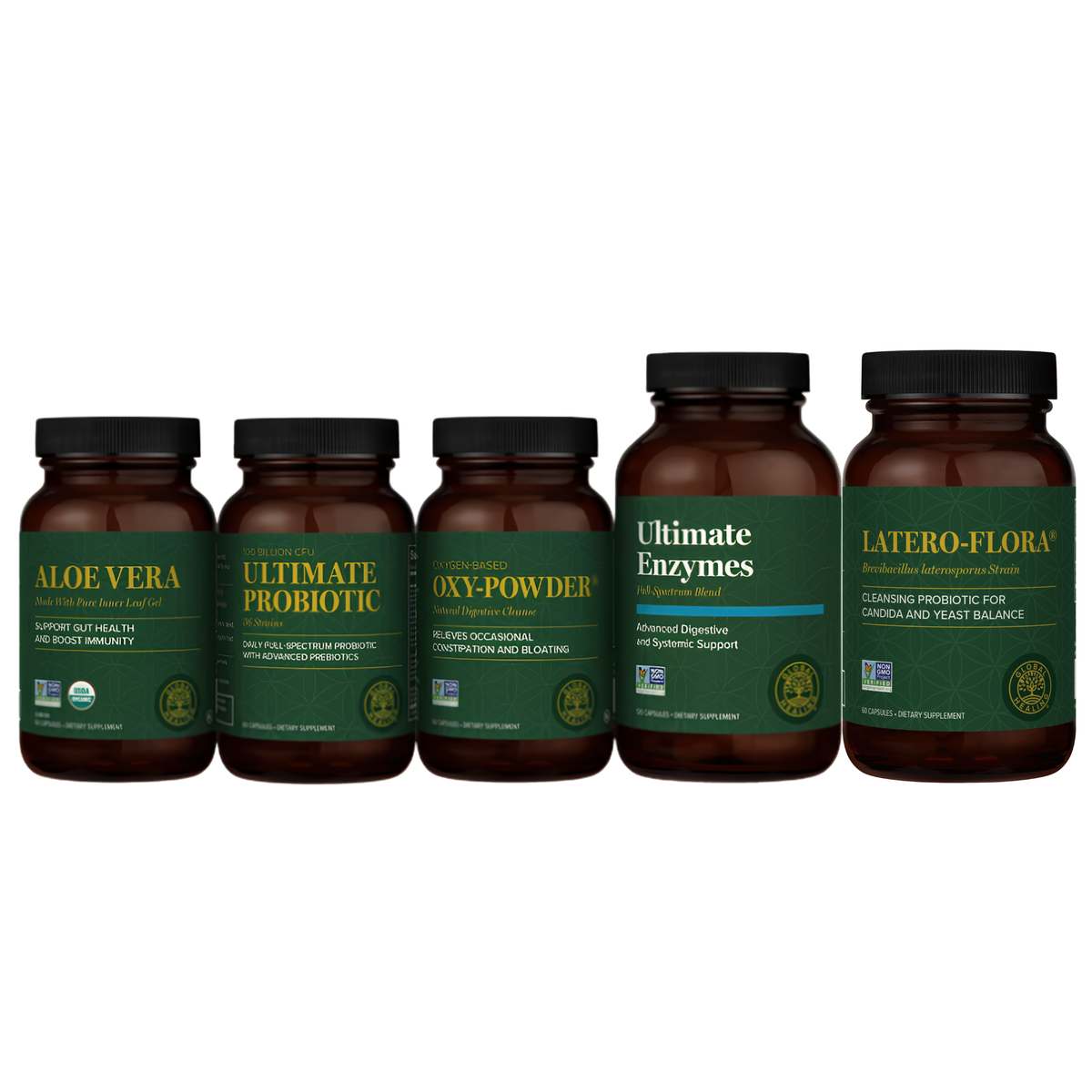Gut Health Bundle + Latero Flora – Digestive Reset with Probiotics, Enzymes & Aloe