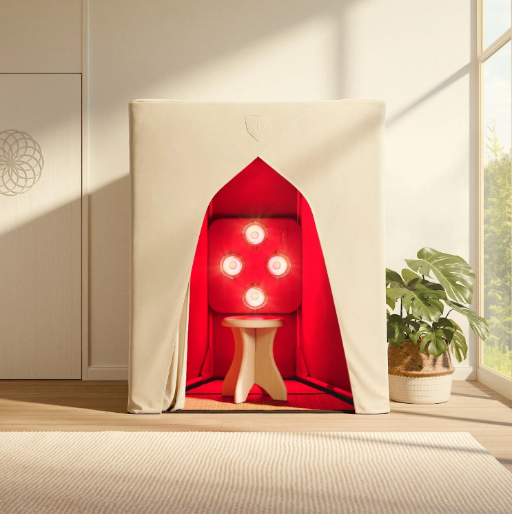 Portable Near-Infrared Sauna & Red Light Therapy System for Detox, Recovery & Relaxation