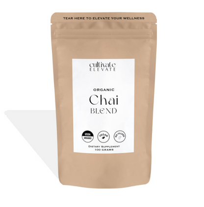 Adaptogen Chai Latte Superfood Blend for Stress Support & Energy