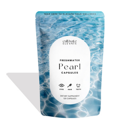 Freshwater Pearl Capsules for Skin Glow, Mineral Support & Beauty