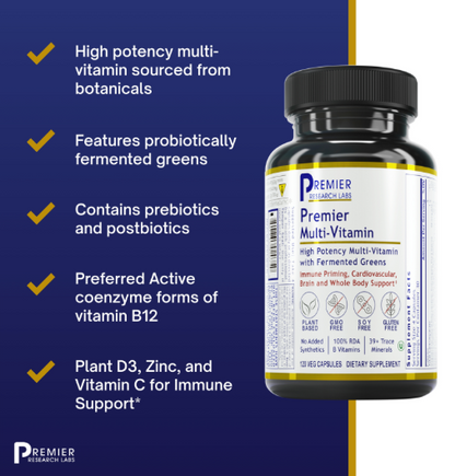 Multi-Vitamin Premier – Advanced Daily Multivitamin for Energy, Immunity & Whole-Body Wellness