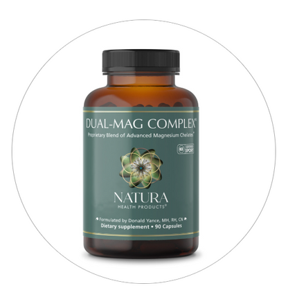 Natura Health Products | Dual-Mag Complex® – Advanced Magnesium Chelates for Heart, Muscle, Nervous System & Relaxation Support