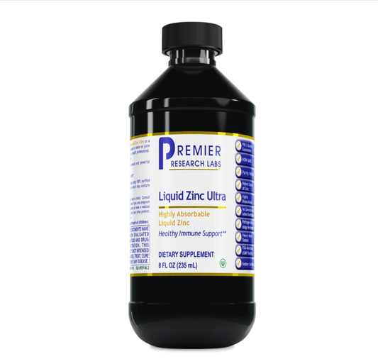 Premier Research Labs | Liquid Zinc Ultra – High-Potency Liquid Zinc for Immune, Skin & Antioxidant Support