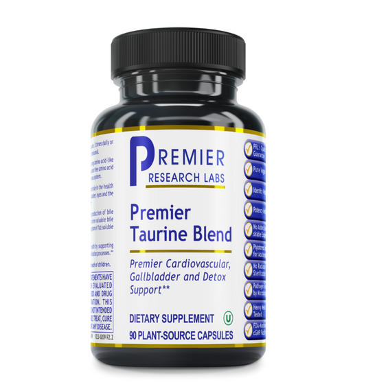 Premier Research Labs | Taurine Blend, Premier – Taurine for Cardiovascular, Gallbladder & Liver Support