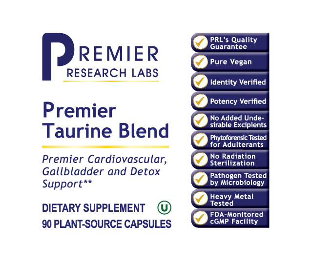 Premier Research Labs | Taurine Blend, Premier – Taurine for Cardiovascular, Gallbladder & Liver Support