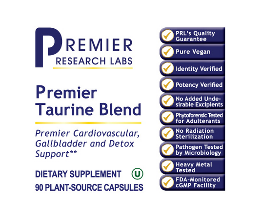 Premier Research Labs | Taurine Blend, Premier – Taurine for Cardiovascular, Gallbladder & Liver Support