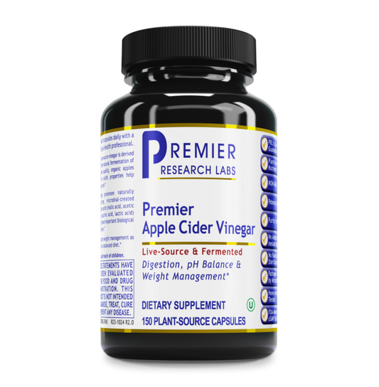 Apple Cider Vinegar, Premier – Organic ACV Capsules for Digestive & pH Support